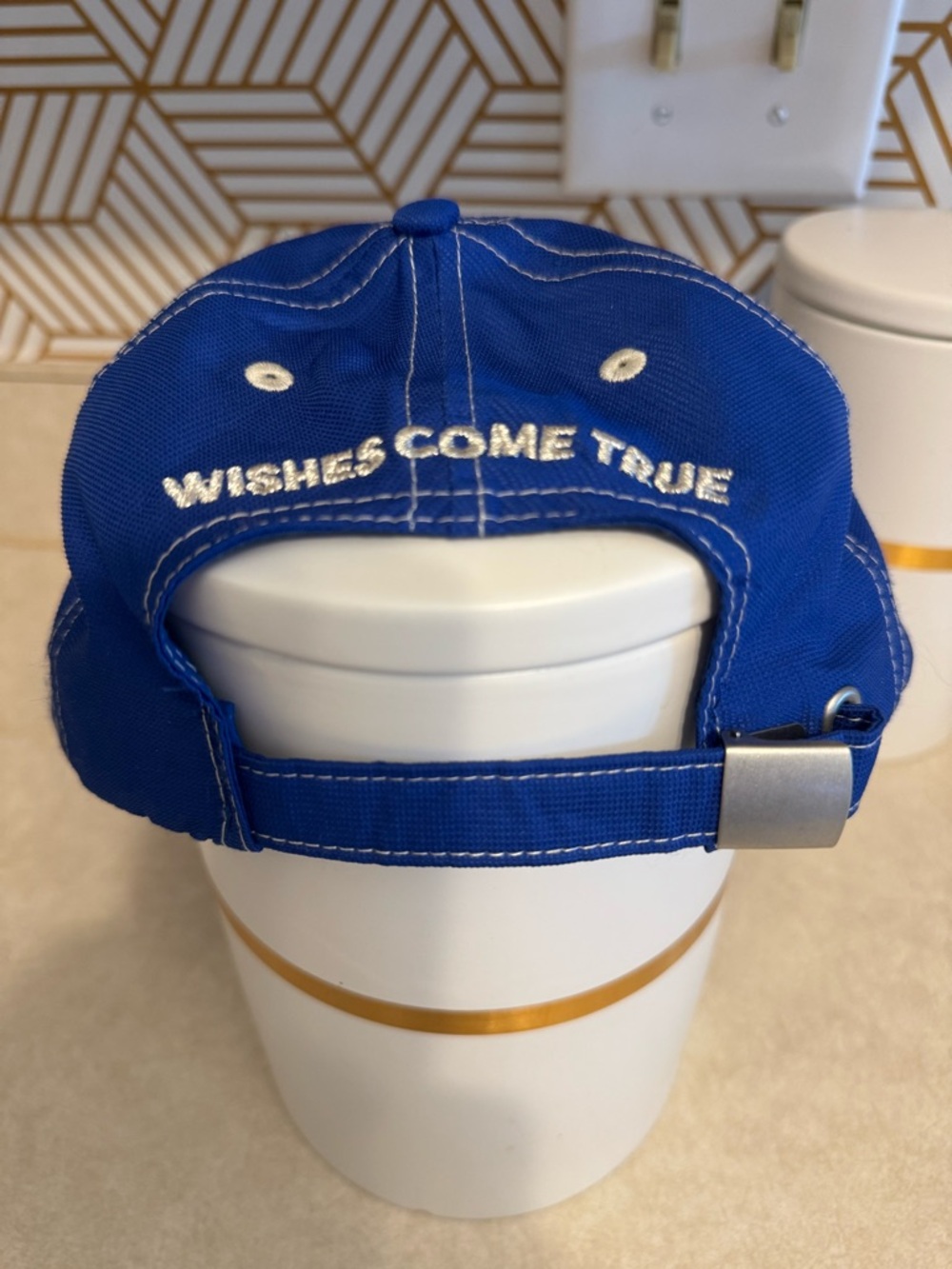 NWOT Disney Micky Wishes Come True Blue Baseball Cap Unisex - Picture 2 of 3